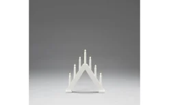 Konstsmide Ida Adventsljusstake 7L Vit 34cm* Visa Alla Adventsljusstakar|Adventsljusstakar 31-60 Cm