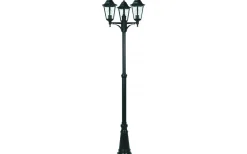 Kompletta Stolplyktor<Malmbergs Idefjord Stolplykta 2,5m 3xE27 Svart IP44