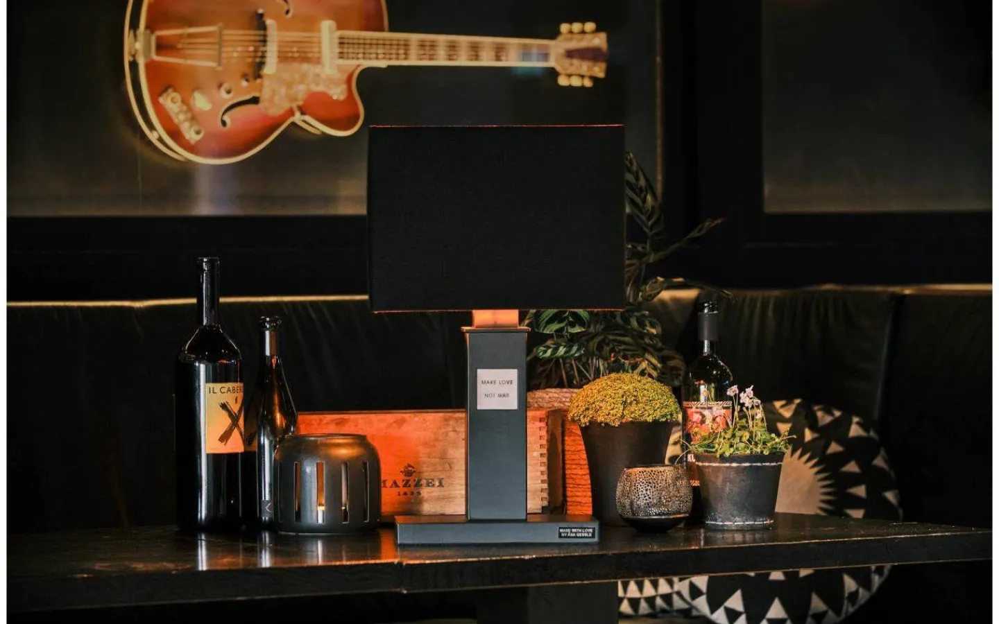 Bordslampor<By Rydens In Love Bordlampa 56,5cm Matt Svart