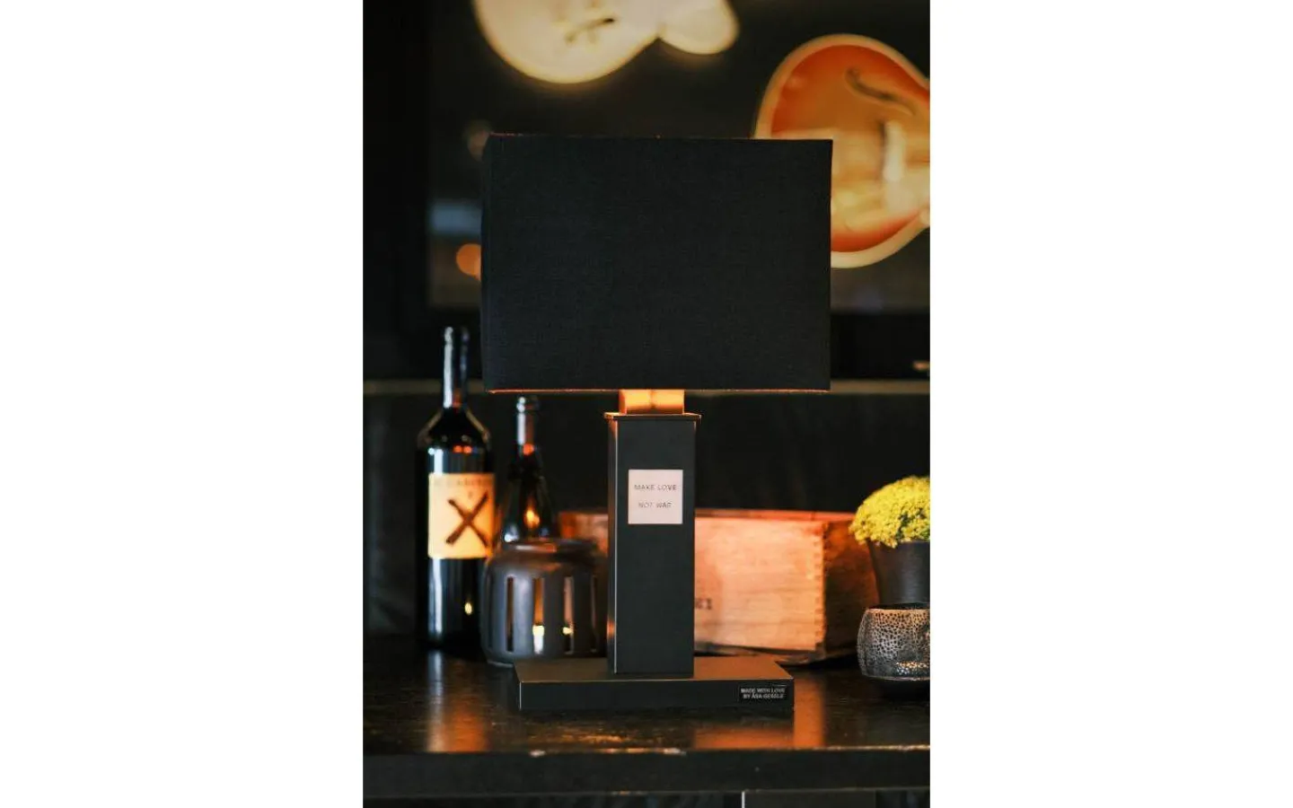 Bordslampor<By Rydens In Love Bordlampa 56,5cm Matt Svart