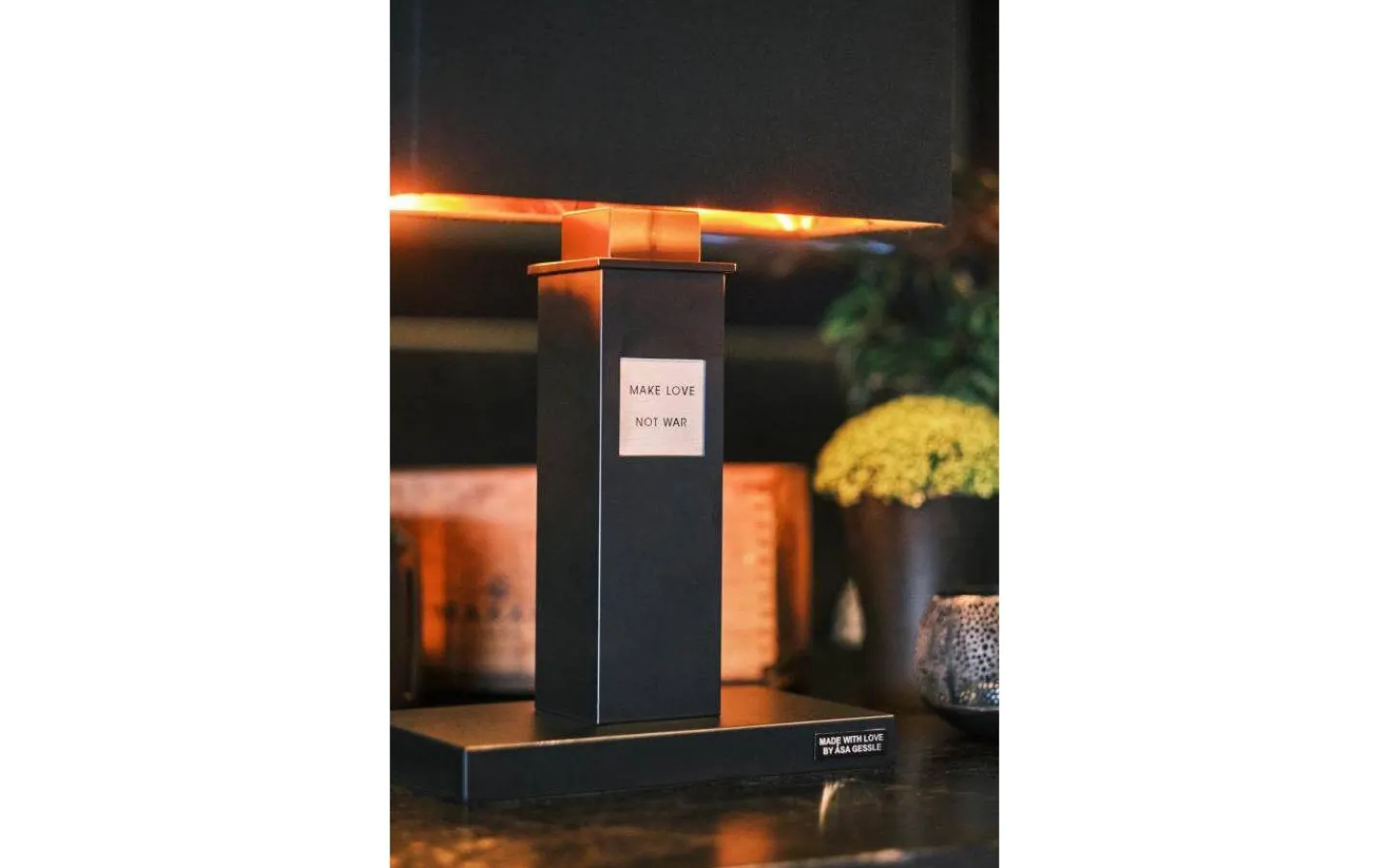 Bordslampor<By Rydens In Love Bordlampa 56,5cm Matt Svart