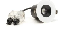 Inbyggd Takspot 6W LED 3000K Vit/Glas front IP44