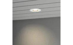 Inbyggd Takspot 6W LED 3000K Vit/Glas front IP44