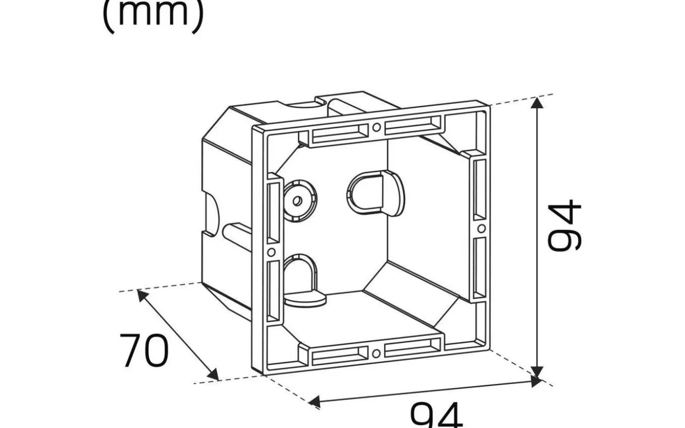 Indicate Multi Inf. Vägglampa 3000K 2W Grå IP65