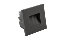 Hidealite Indicate Multi Inf. Vägglampa 3000K 2W Antracit IP65* Infälld Murbelysning