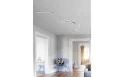 Trio Lighting Indira Plafond LED 345cm borstat stål* Plafonder