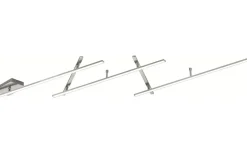 Indira Plafond LED 245cm borstad stål