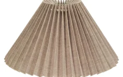 Plisserade Lampskärmar<PR Home Ines Lampskärm Linnebeige 30cm