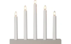 Inez Adventsljusstake 24cm Beige