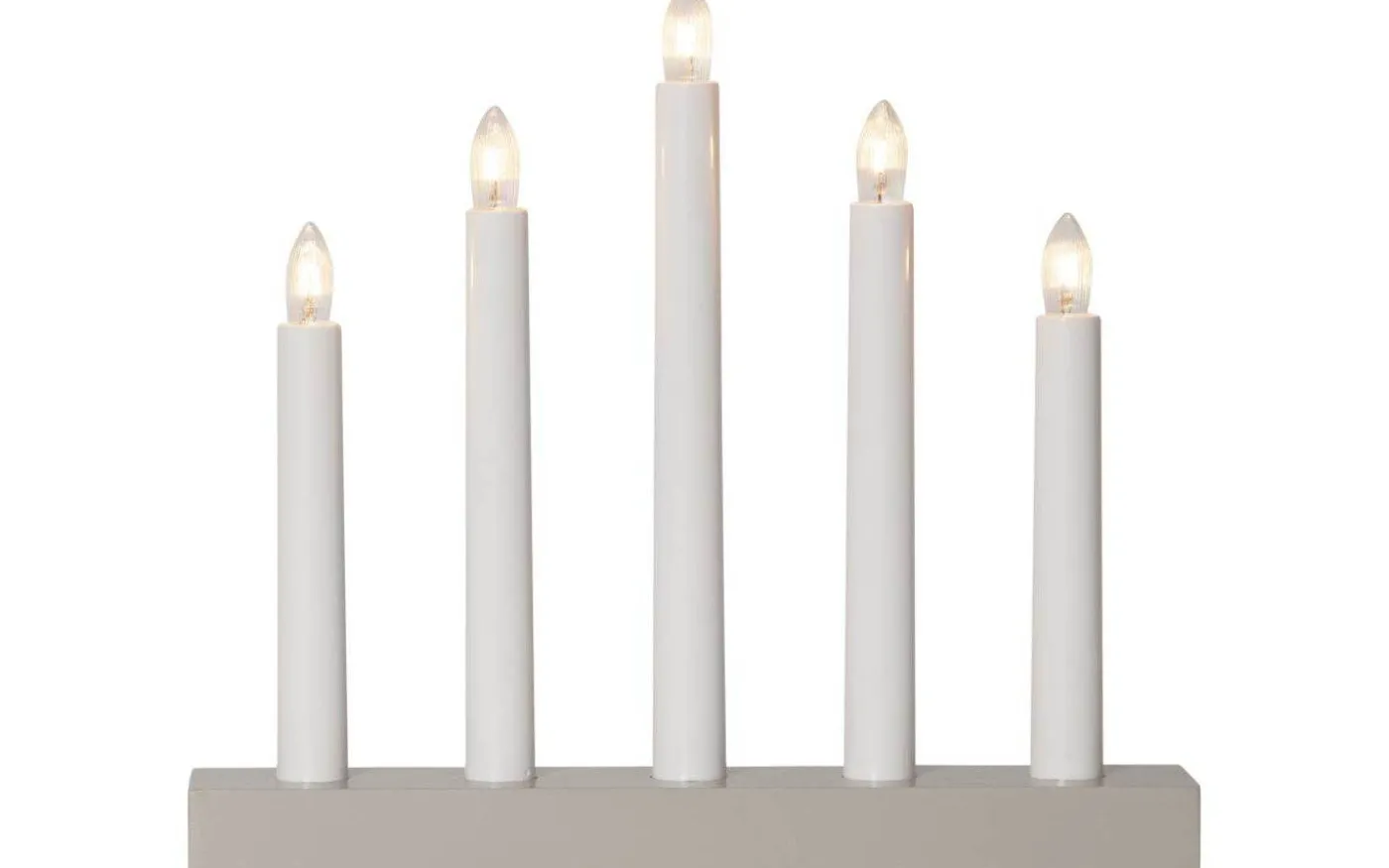 Inez Adventsljusstake 24cm Beige