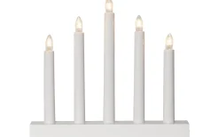 Adventsljusstakar 0-30 Cm<Star Trading Inez Adventsljusstake 24cm Vit