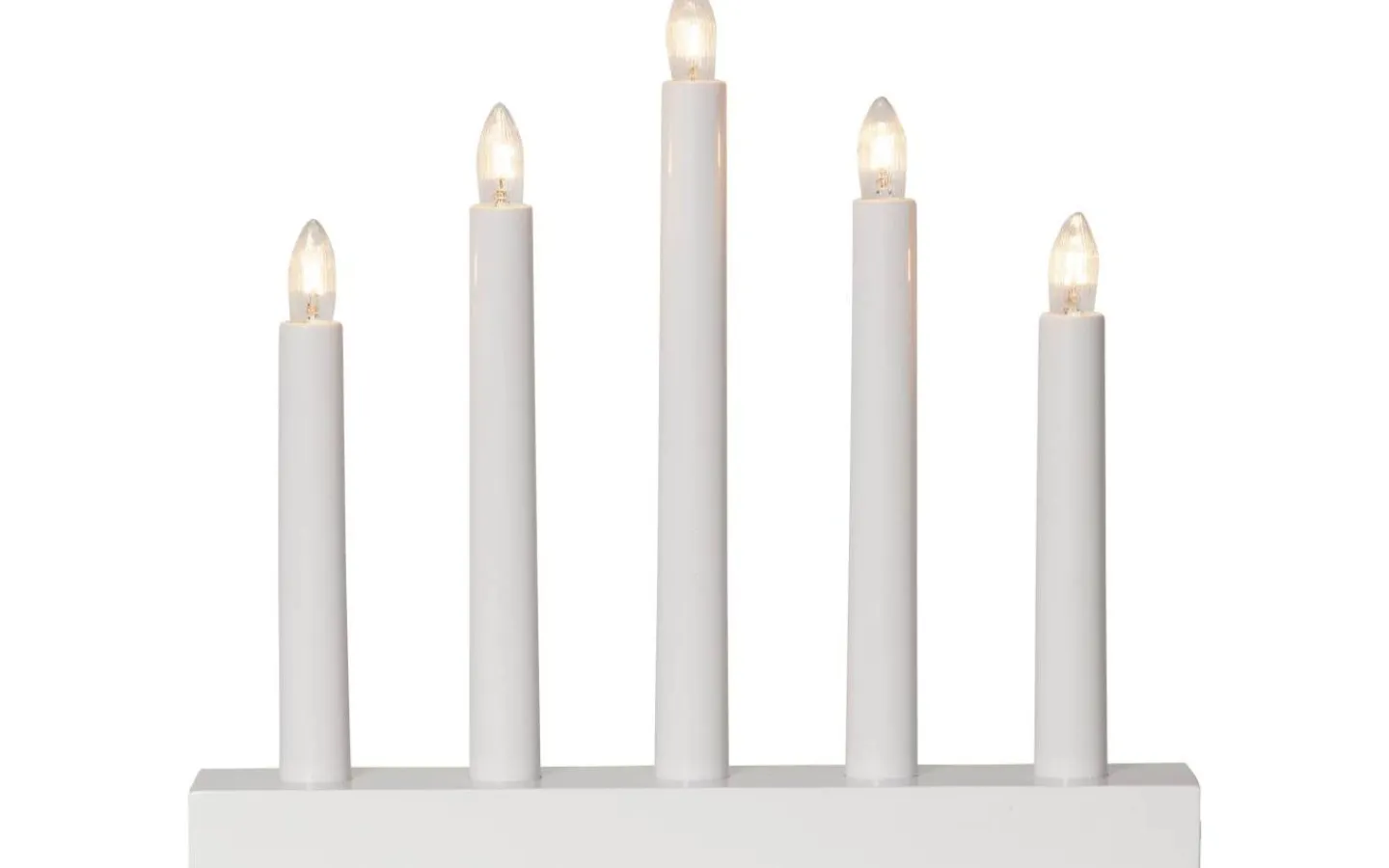 Adventsljusstakar 0-30 Cm<Star Trading Inez Adventsljusstake 24cm Vit