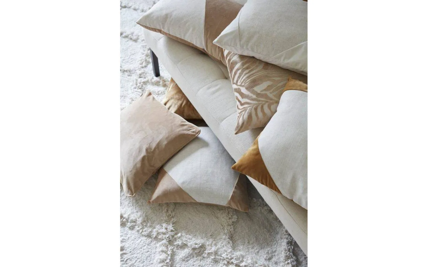 Kuddfodral<Svanefors Inger Kuddfodral Brun 45x45cm