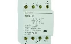 Malmbergs Installationskontaktor, 3 modul, 40A, 4-Pol* Kontaktorer, Startutrustning