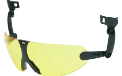 Malmbergs Integrerade skyddsglasögon för skyddshjälm, gul lins, V9A* Verktyg Och Arbetskläder