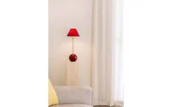 Globen Lighting Iris Bordslampa 51cm Burgundy* Bordslampor