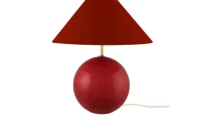 Iris Bordslampa 39cm Burgundy