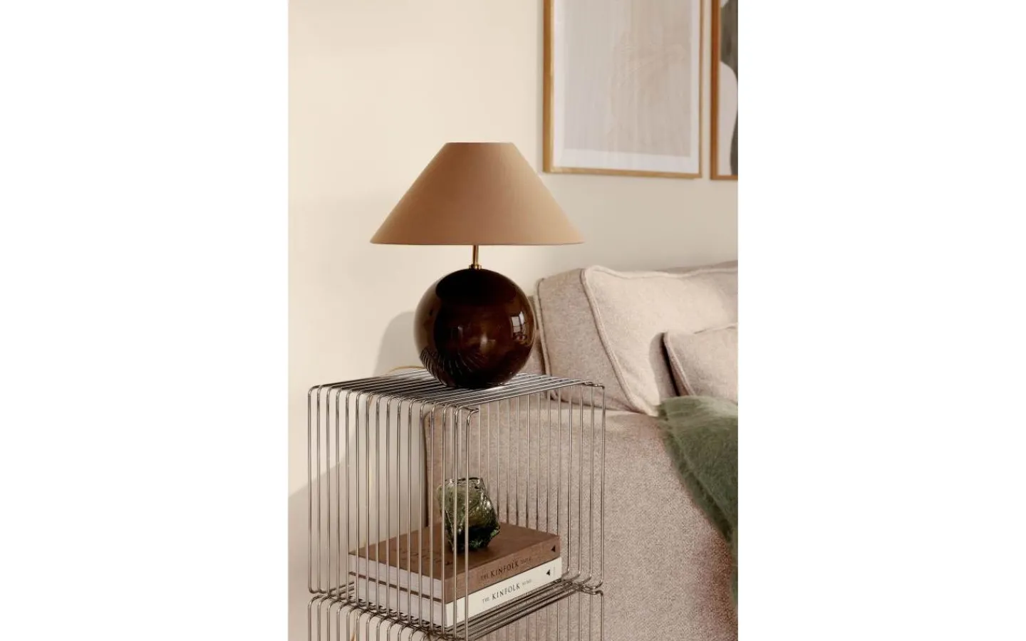 Bordslampor<Globen Lighting Iris Bordslampa 39cm Mocha