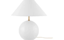 Globen Lighting Iris Bordslampa 39cm Vit* Bordslampor