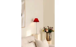 Enfärgade Runda Lampskärmar<Globen Lighting Iris Lampskärm Ø20cm Burgundy