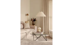 Globen Lighting Iris Portabel Bordslampa 23cm Creme* Uppladdningsbara Lampor Inomhus|Bordslampor