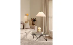 Globen Lighting Iris Portabel Bordslampa 23cm Creme* Uppladdningsbara Lampor Inomhus|Bordslampor