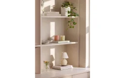 Globen Lighting Iris Portabel Bordslampa 23cm Creme* Uppladdningsbara Lampor Inomhus|Bordslampor