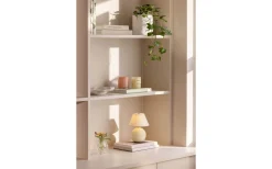 Globen Lighting Iris Portabel Bordslampa 23cm Creme* Uppladdningsbara Lampor Inomhus|Bordslampor