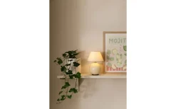 Globen Lighting Iris Portabel Bordslampa 23cm Creme* Uppladdningsbara Lampor Inomhus|Bordslampor