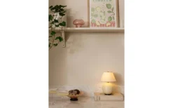 Globen Lighting Iris Portabel Bordslampa 23cm Creme* Uppladdningsbara Lampor Inomhus|Bordslampor