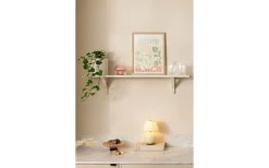 Globen Lighting Iris Portabel Bordslampa 23cm Creme* Uppladdningsbara Lampor Inomhus|Bordslampor