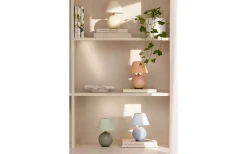 Globen Lighting Iris Portabel Bordslampa 23cm Creme* Uppladdningsbara Lampor Inomhus|Bordslampor