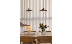 Globen Lighting Iris Portabel Bordslampa 23cm Creme* Uppladdningsbara Lampor Inomhus|Bordslampor