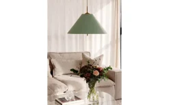 Globen Lighting Iris Taklampa 50cm Grön* Stora Taklampor Ø50-69 Cm