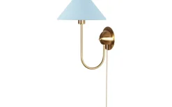 Globen Lighting Iris Vägglampa Duvblå* Lampetter