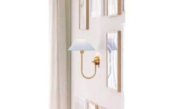 Globen Lighting Iris Vägglampa Duvblå* Lampetter