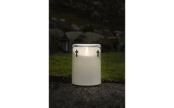 Gravljus|Gravljus<Konstsmide Irissa II Batteridrivet Gravljus 15cm Vit IP44