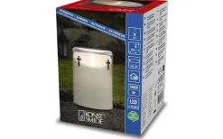 Gravljus|Gravljus<Konstsmide Irissa II Batteridrivet Gravljus 15cm Vit IP44