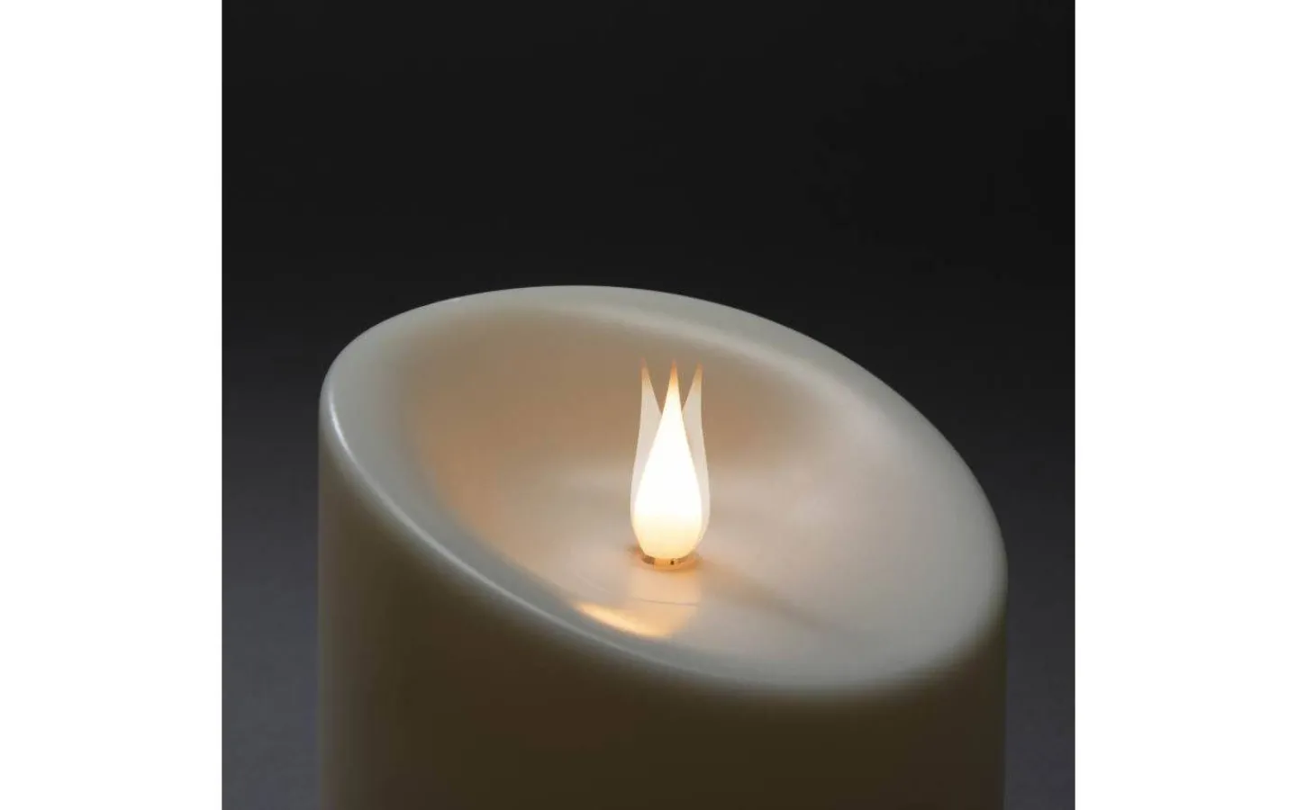 Konstsmide Irissa III Batteridrivet Gravljus 15cm Vit IP44* Gravljus|Gravljus