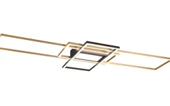 Trio Lighting Irvine Plafond LED matt mässing/matt svart* Plafonder