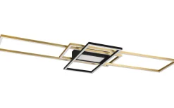 Trio Lighting Irvine Plafond LED matt mässing/matt svart* Plafonder