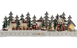 Isblomma Batteri/USB Tomtebyn Trä