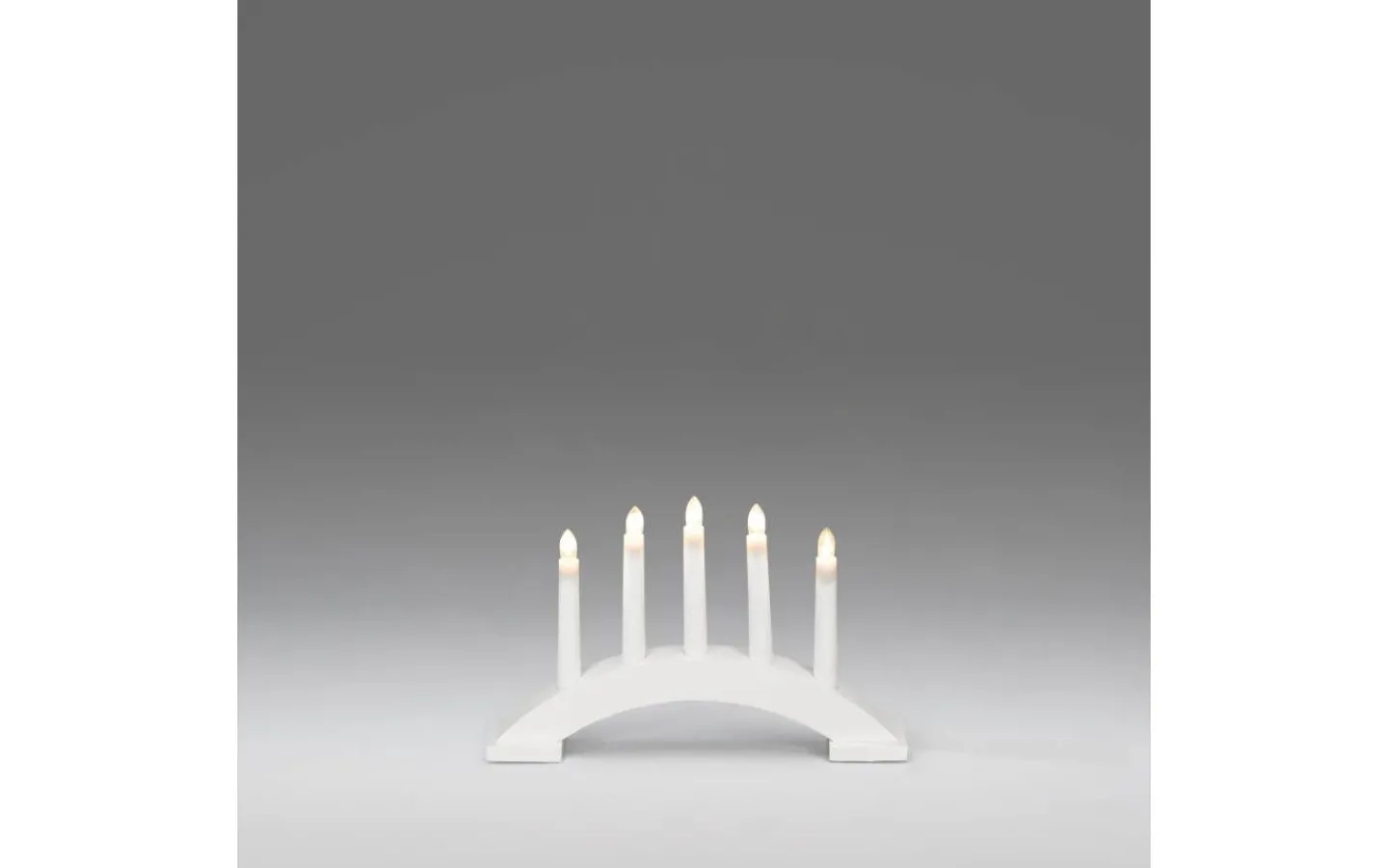 Visa Alla Adventsljusstakar|Adventsljusstakar 0-30 Cm<Konstsmide Isdans Adventsljusstake 21cm Vit