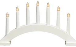 Visa Alla Adventsljusstakar|Adventsljusstakar 0-30 Cm<Konstsmide Isdans Adventsljusstake 23cm Vit