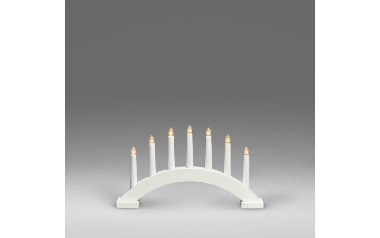 Visa Alla Adventsljusstakar|Adventsljusstakar 0-30 Cm<Konstsmide Isdans Adventsljusstake 23cm Vit