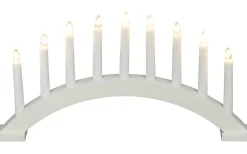 Isdans Adventsljusstake 25cm Vit