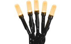 Isdimma Ljusslinga 4,9m 50L Amber LED Frostad topp