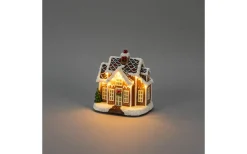 Konstsmide Isflinga Batteridrivet Pepparkakshus 16,5cm* Julbyar Och Figurer