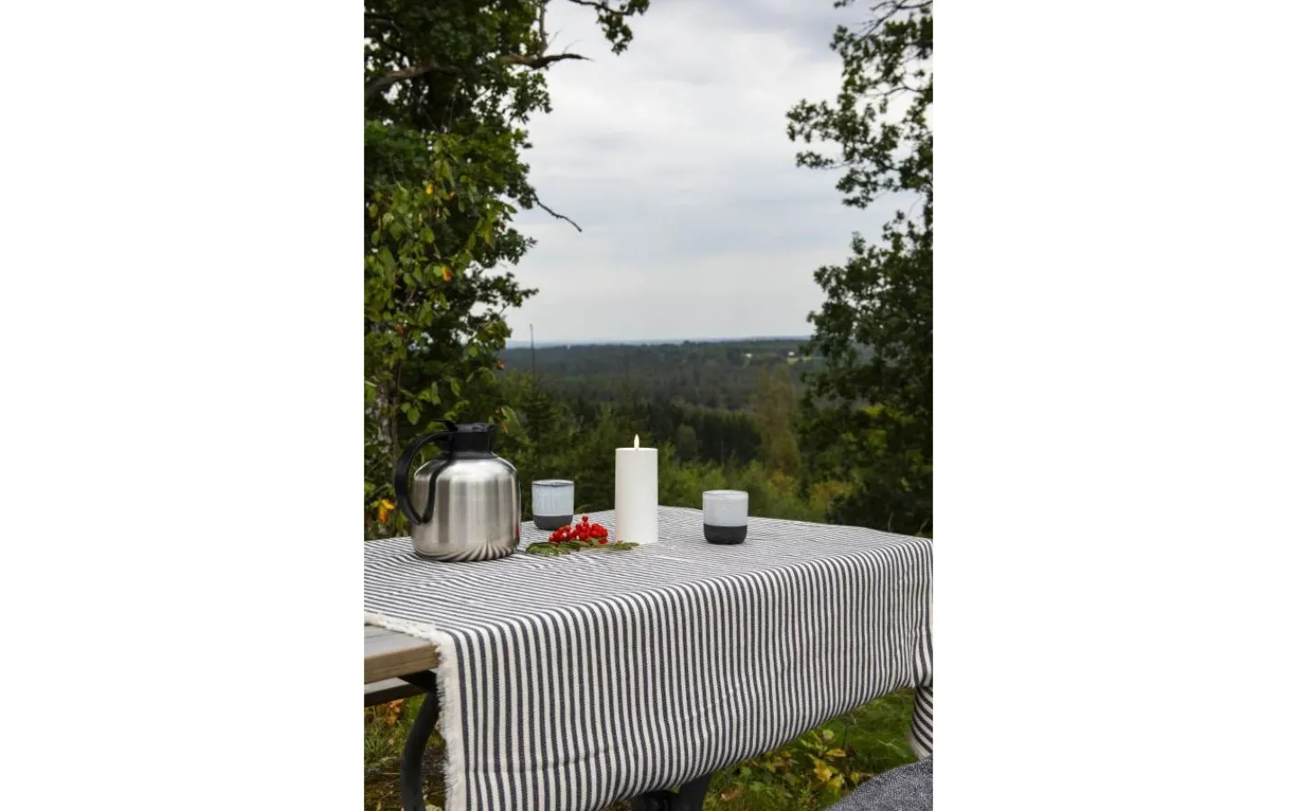 Blockljus Utomhus|Blockljus Utomhus<Konstsmide Iskrona Blockljus 15cm Matt vit IP44