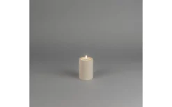 Iskrona Blockljus 10cm Matt beige IP44